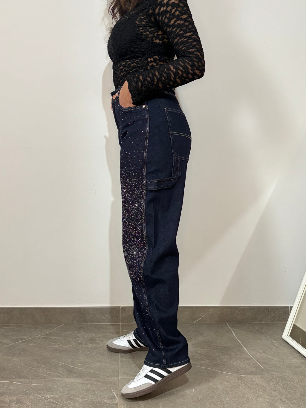 Jeans brillantini balloon