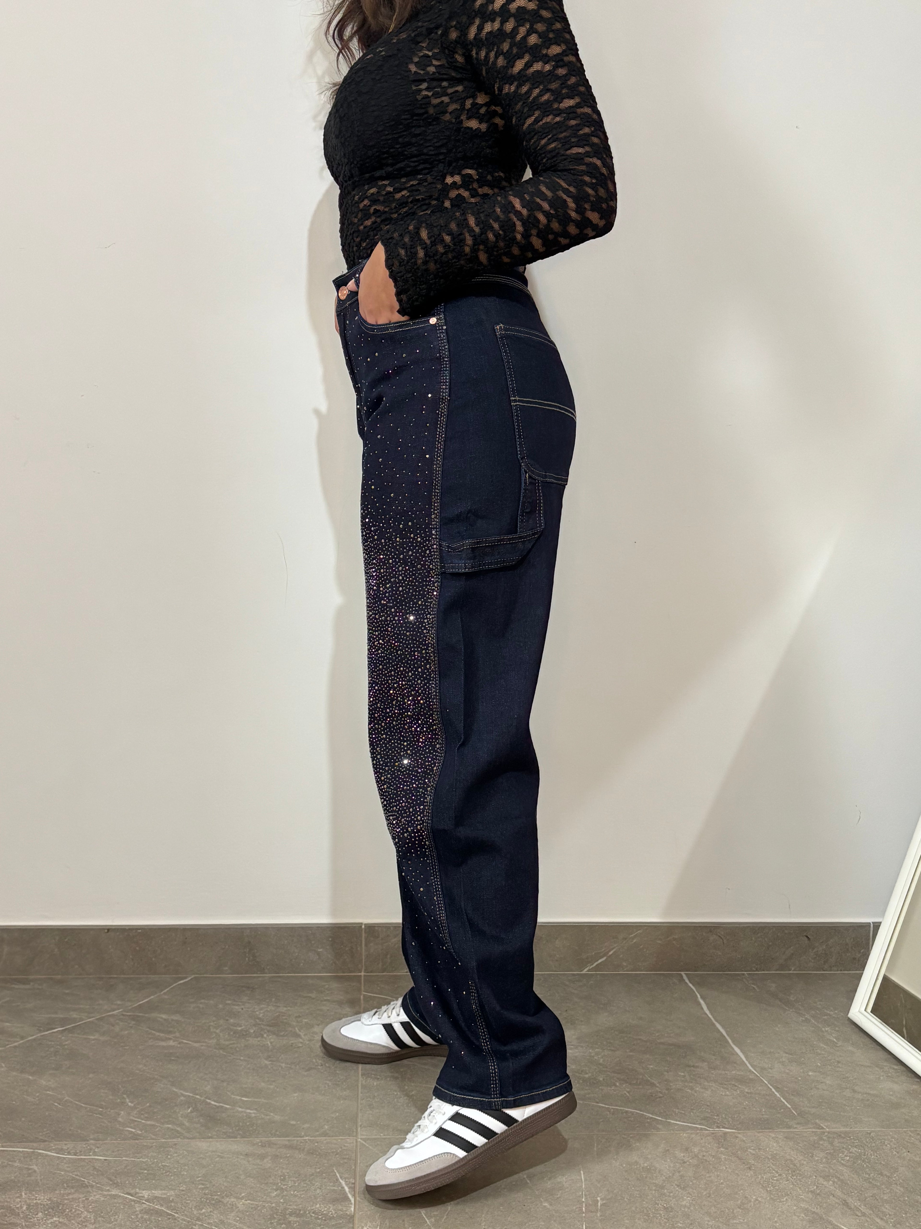 Jeans brillantini balloon