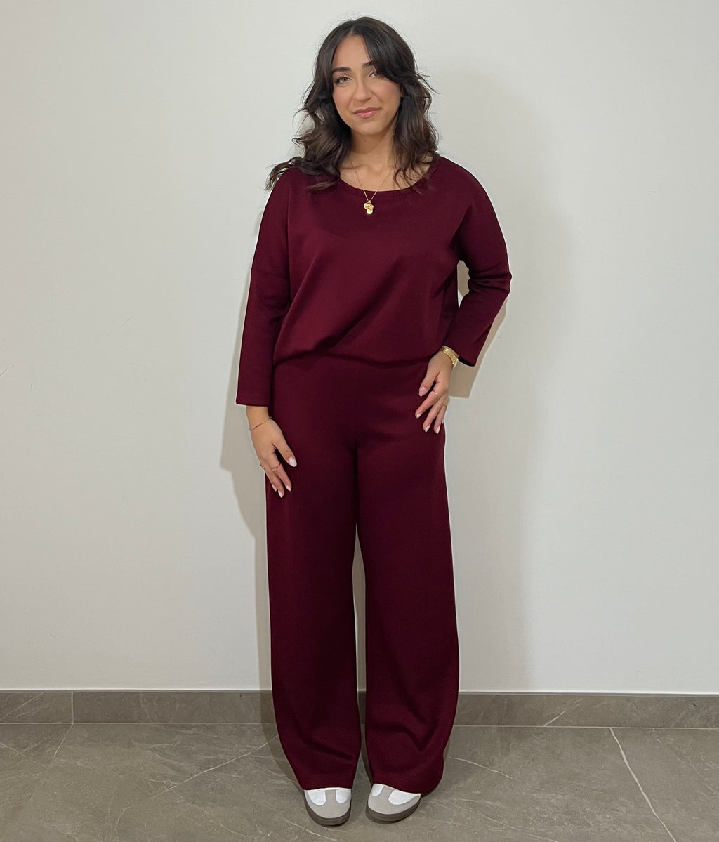 Coordinato bordeaux